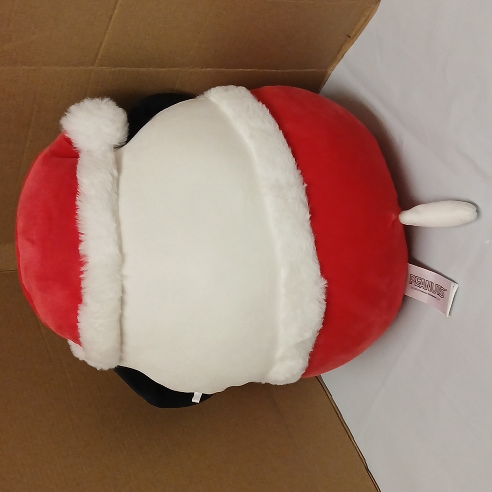 ORIGINAL SQUISHMALLOWS PEANUTS SANTA SNOOPY Red and White Plush Squishmallow NWT - Picture 5 of 8